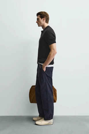 Поло из трикотажа классического кроя