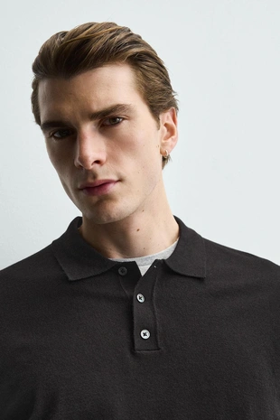 Поло из трикотажа классического кроя- Заказать в России