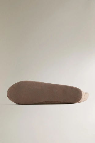 Носки из кашемира с подошвой из кожи- Заказать в России