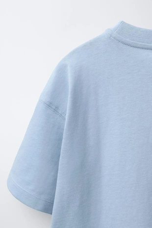 Базовая однотонная футболка- Заказать в России