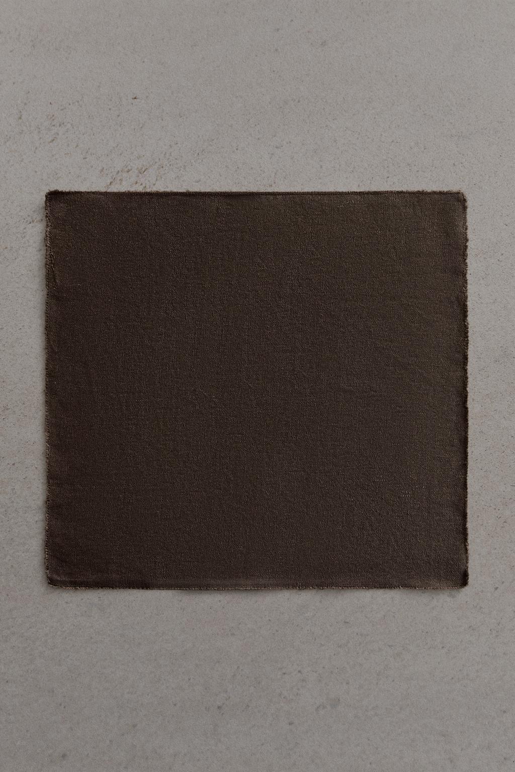 Салфетка 01 из мятого льна