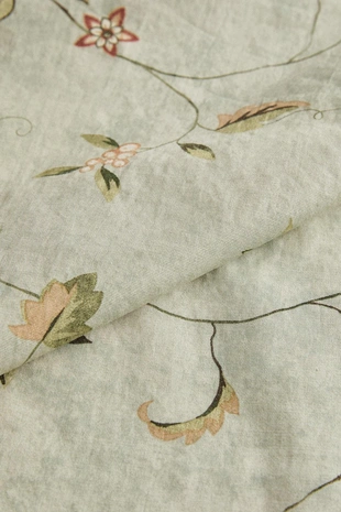 Текстильный бегунок для стола с цветочным принтом и кружевным краем- Заказать в России