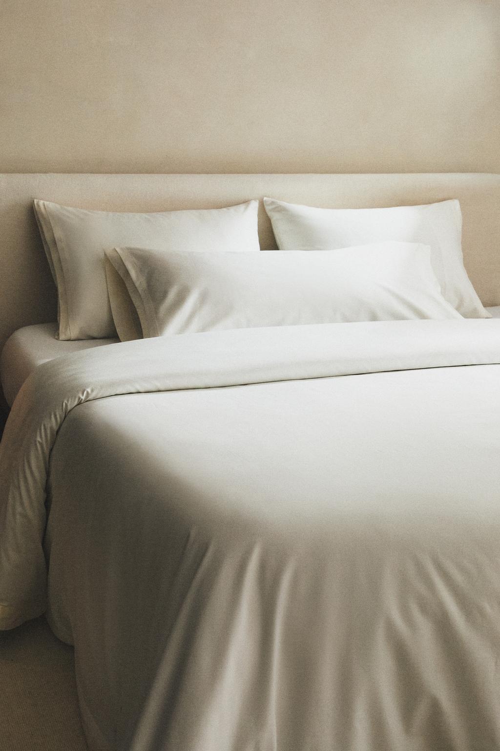 Покрывало из сатина с шелковым бордюром (300 нитей)