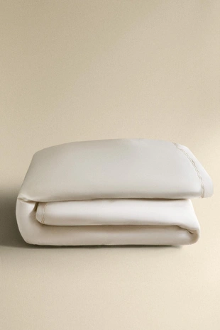 Покрывало из хлопкового сатина с отделкой (300 нитей)- Заказать в России