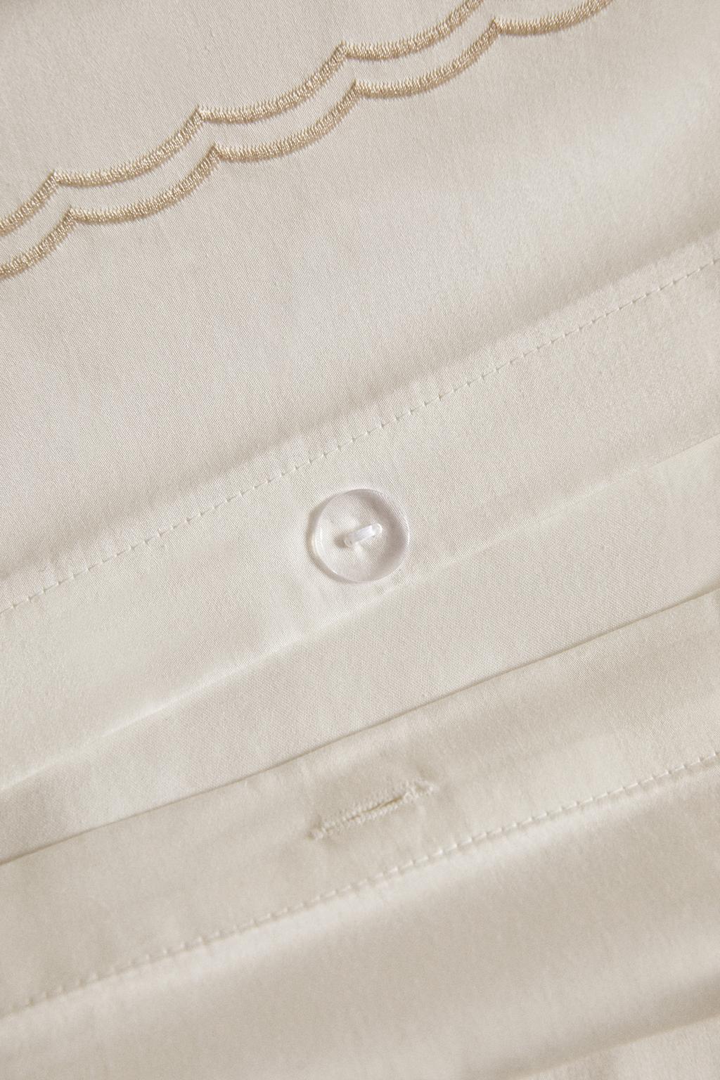 Покрывало из хлопкового сатина с отделкой (300 нитей)