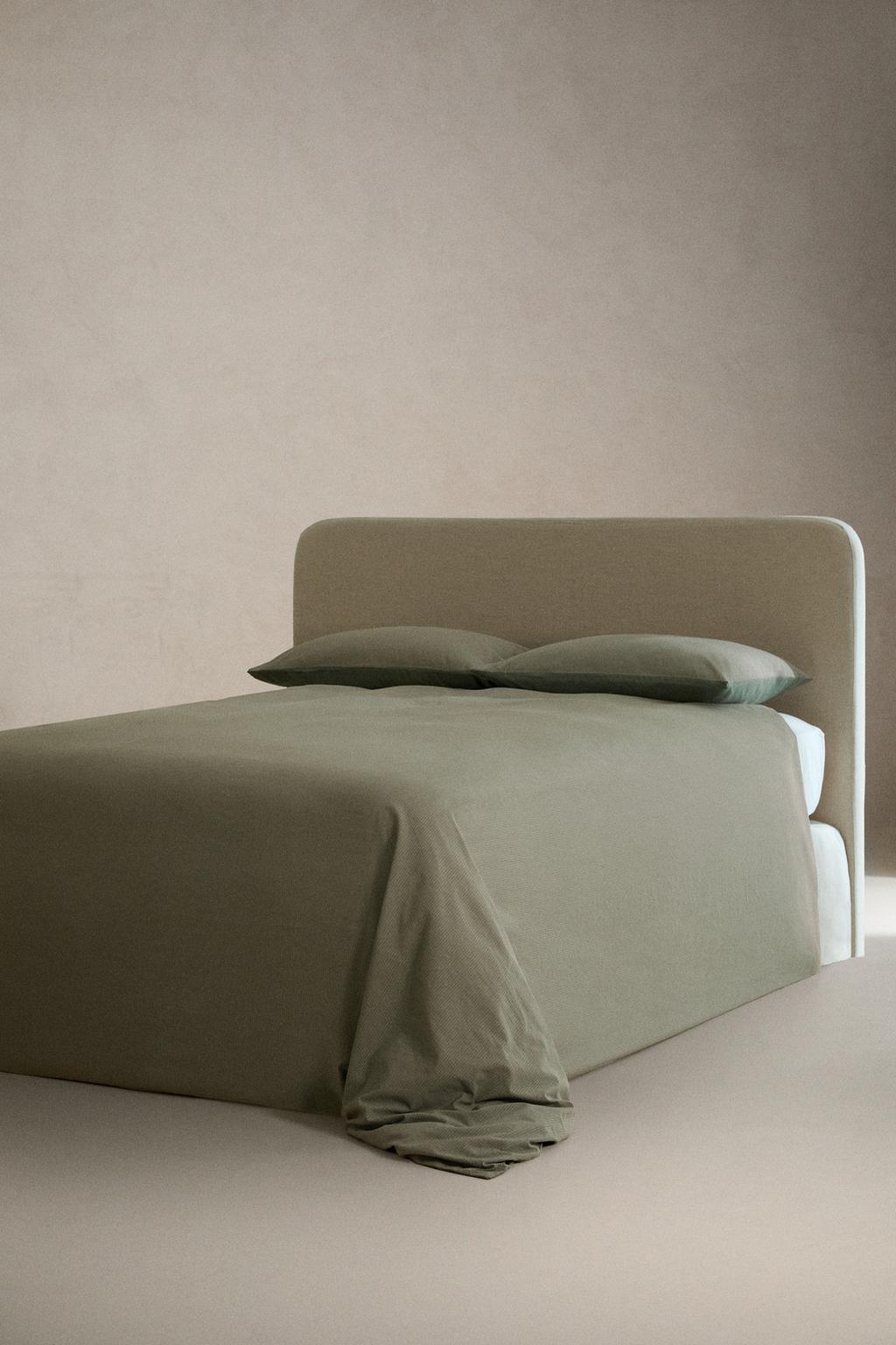 Плед из хлопка в полоску