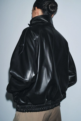 Куртка из натуральной кожи zara- Заказать в России