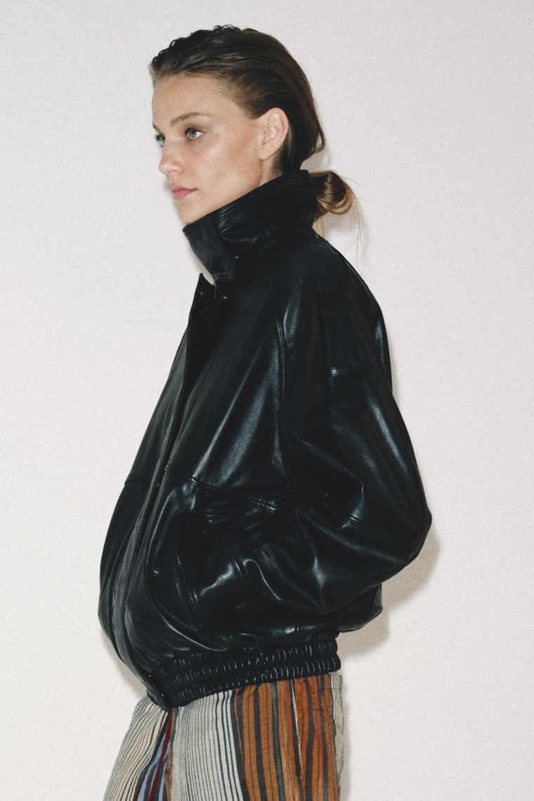 Куртка из 100% кожи коллекции zw