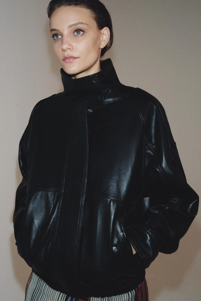 Куртка из 100% кожи коллекции zw