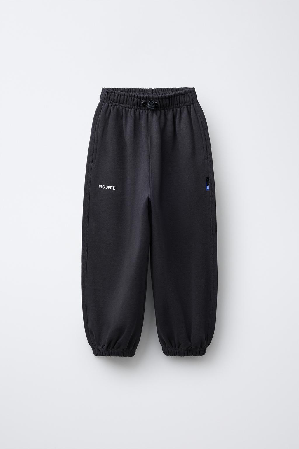 ФЛИСОВЫЕ БРЮКИ BALLOON С ТЕКСТОМ