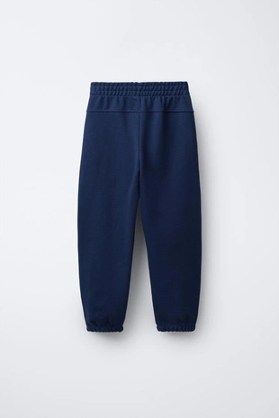 Джоггеры из мягкой ткани с надписью