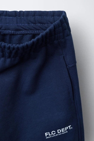 Джоггеры из мягкой ткани с надписью