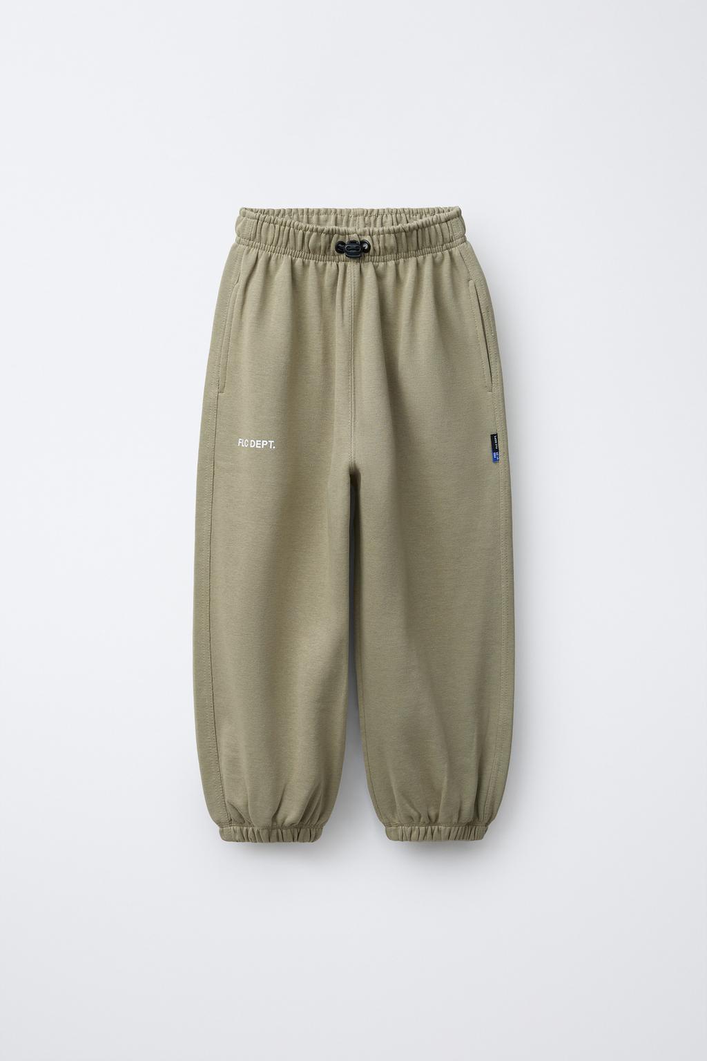 ФЛИСОВЫЕ БРЮКИ BALLOON С ТЕКСТОМ