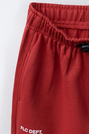 Флисовые брюки BALLOON с текстом