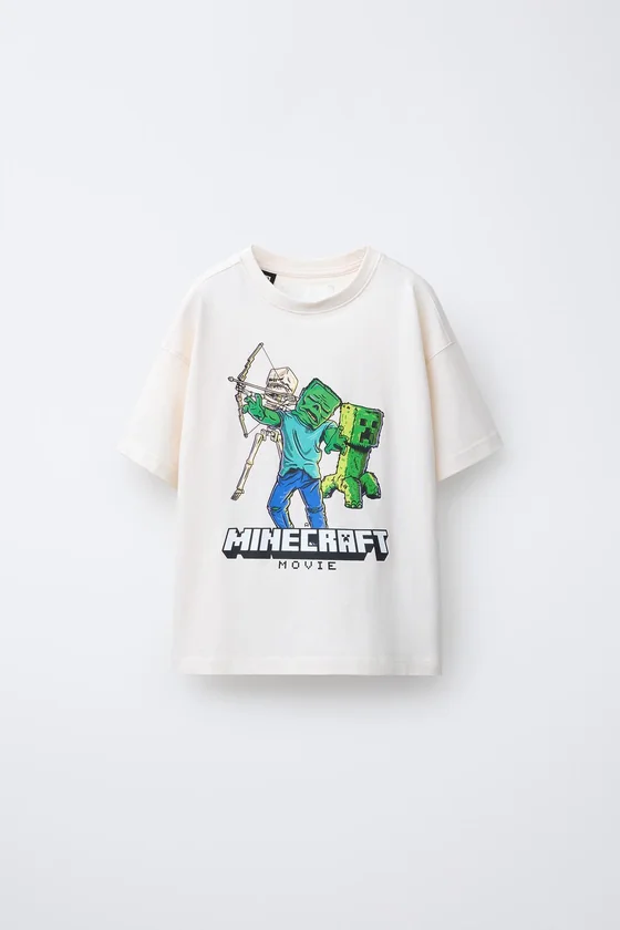 ФУТБОЛКА С ПРИНТОМ MINECRAFT © MOJANG AB. ™