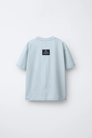 Футболка JOGGING с надписью и этикеткой- Заказать в России