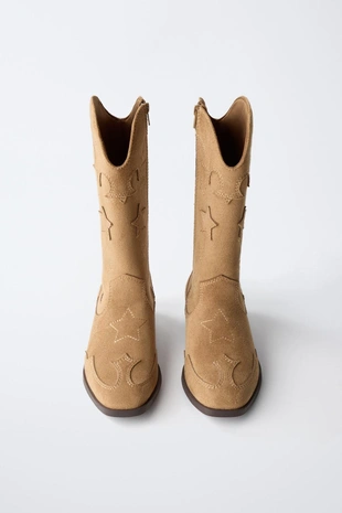 Ковбойские сапоги со звездами- Заказать в России