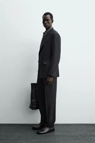 Двубортный костюмный блейзер- Заказать в России