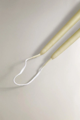 Длинная матовая декоративная свеча- Заказать в России