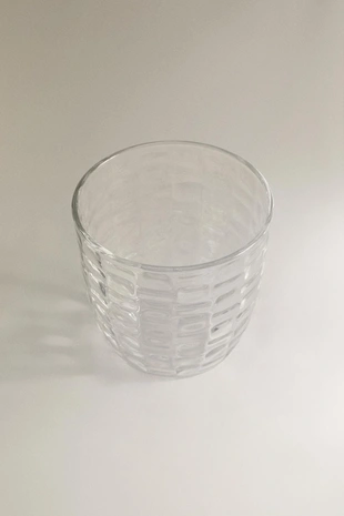 Стакан с рельефным узором квадрата- Заказать в России