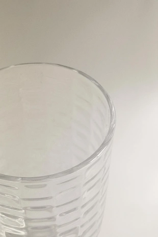 Стакан с рельефным квадратным узором- Заказать в России