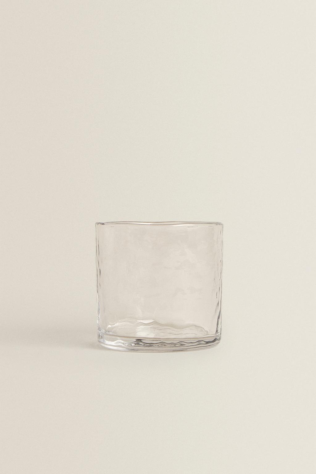 Стакан из молотого стекла