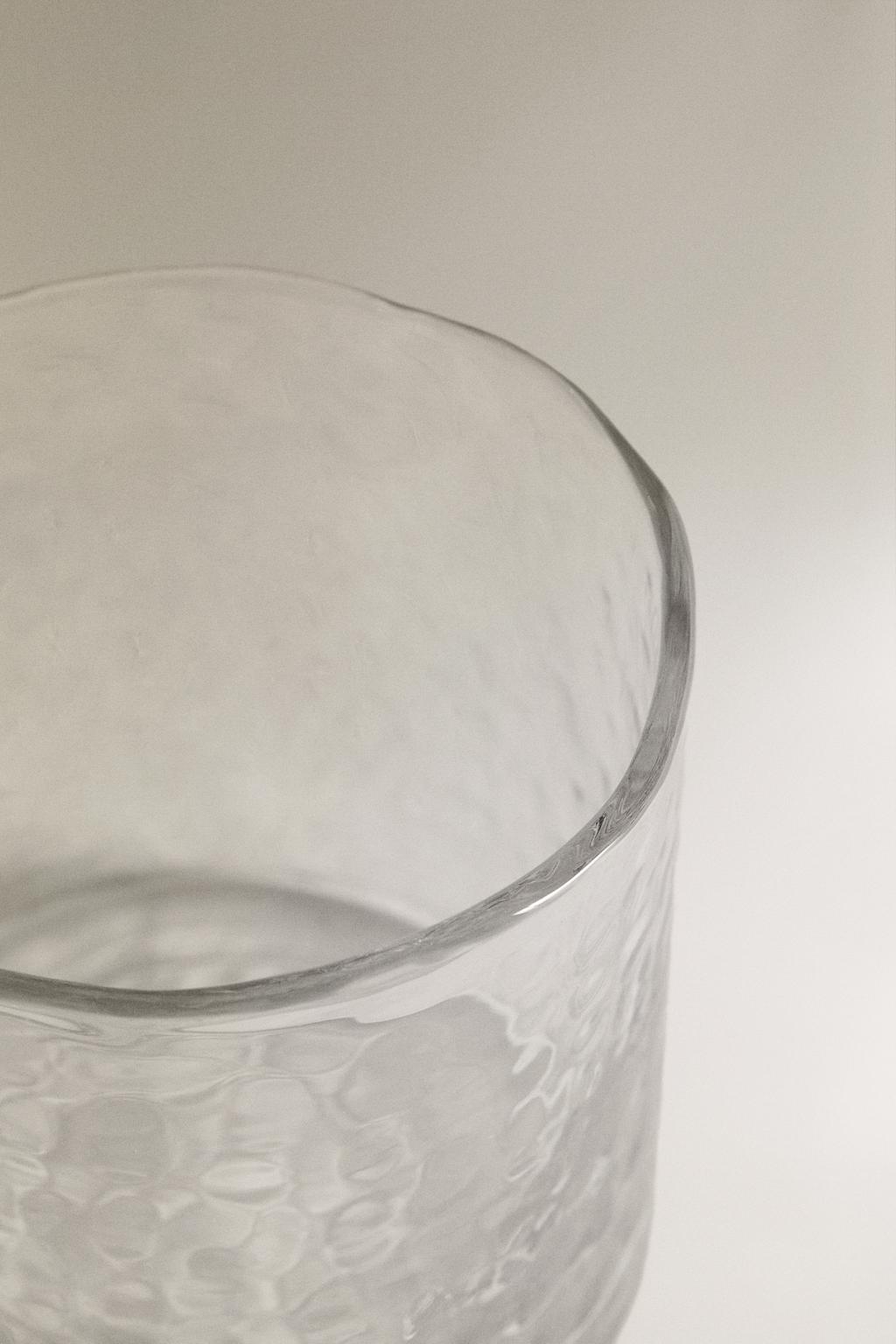 Стакан из молотого стекла
