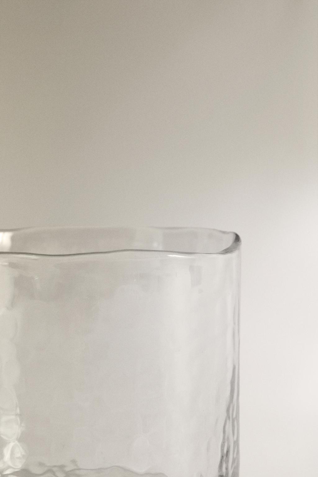 Стакан из молотого стекла