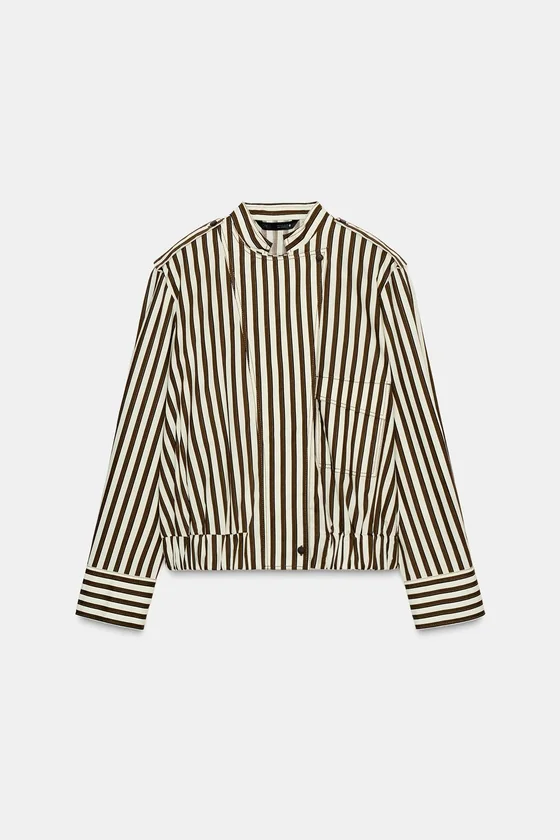 РУБАШКА В ПОЛОСКУ коллекция Zara «ZW»