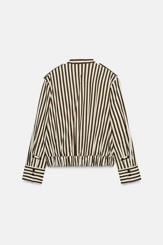 РУБАШКА В ПОЛОСКУ коллекция Zara «ZW»
