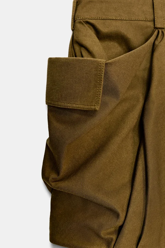 КОРОТКАЯ ЮБКА КАРГО — коллекция Zara «ZW»