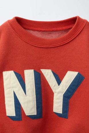 Толстовка с вышитой надписью- Заказать в России