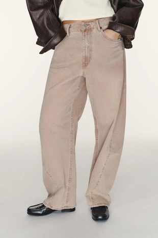 Джинсы TRF BAGGY BALLOON со средней посадкой- Заказать в России