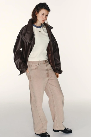 Джинсы TRF BAGGY BALLOON со средней посадкой- Заказать в России