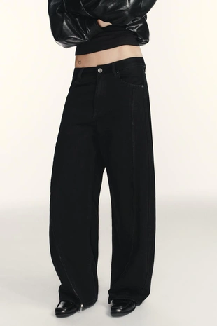 Джинсы TRF BAGGY на молниях- Заказать в России