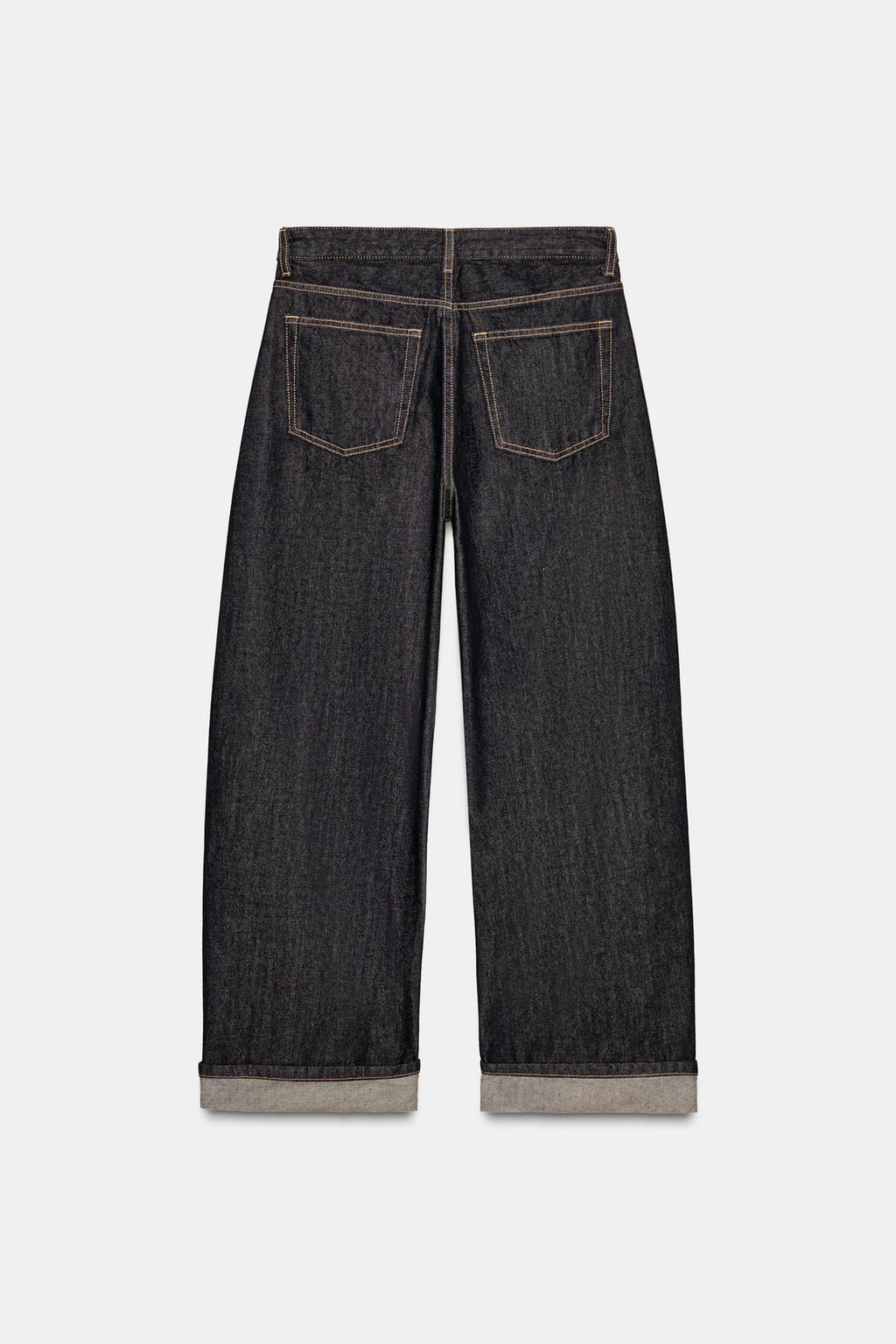 ДЖИНСЫ TRF BAGGY FOLDED СО СРЕДНЕЙ ПОСАДКОЙ