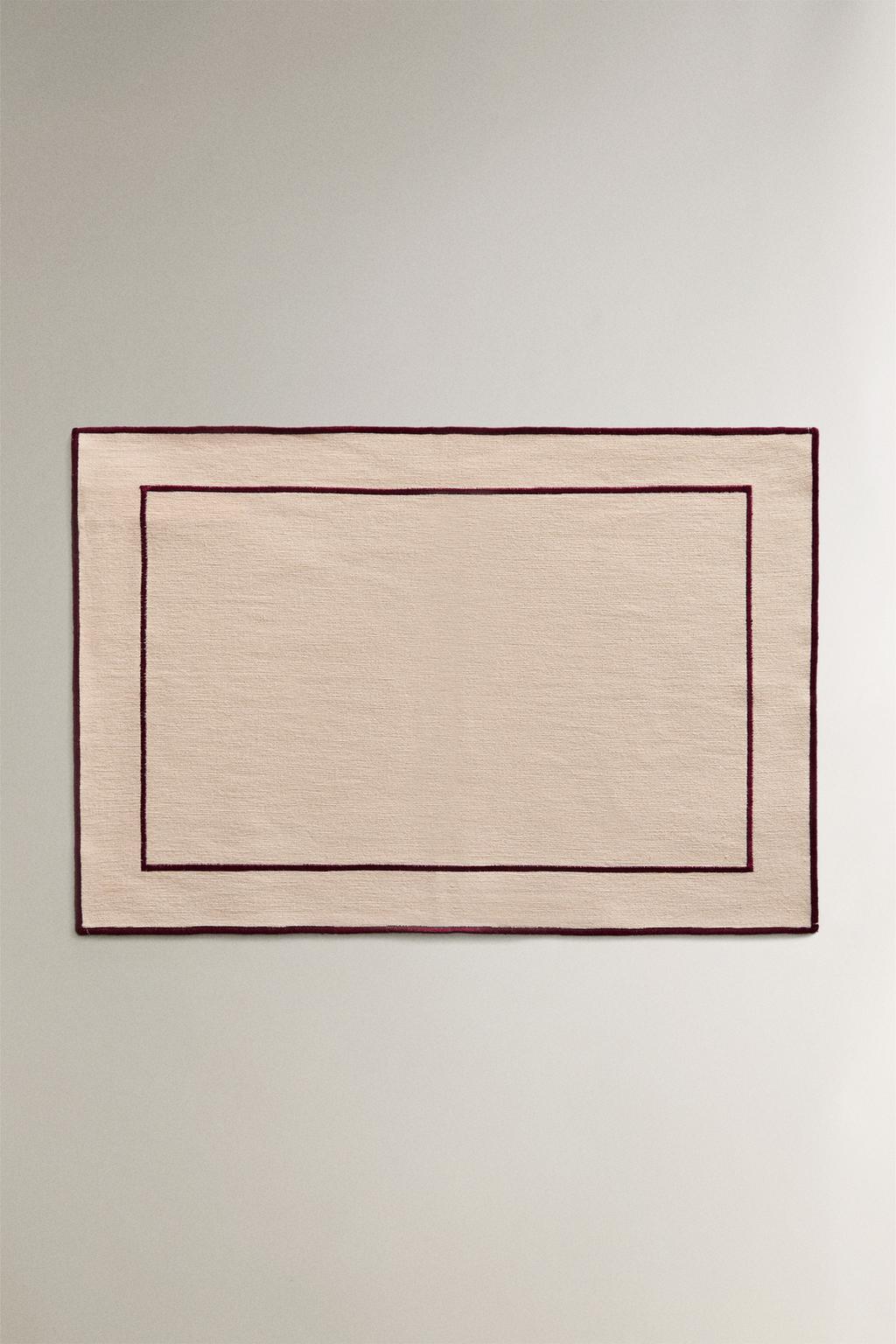 Хлопковый подстольник с каймой