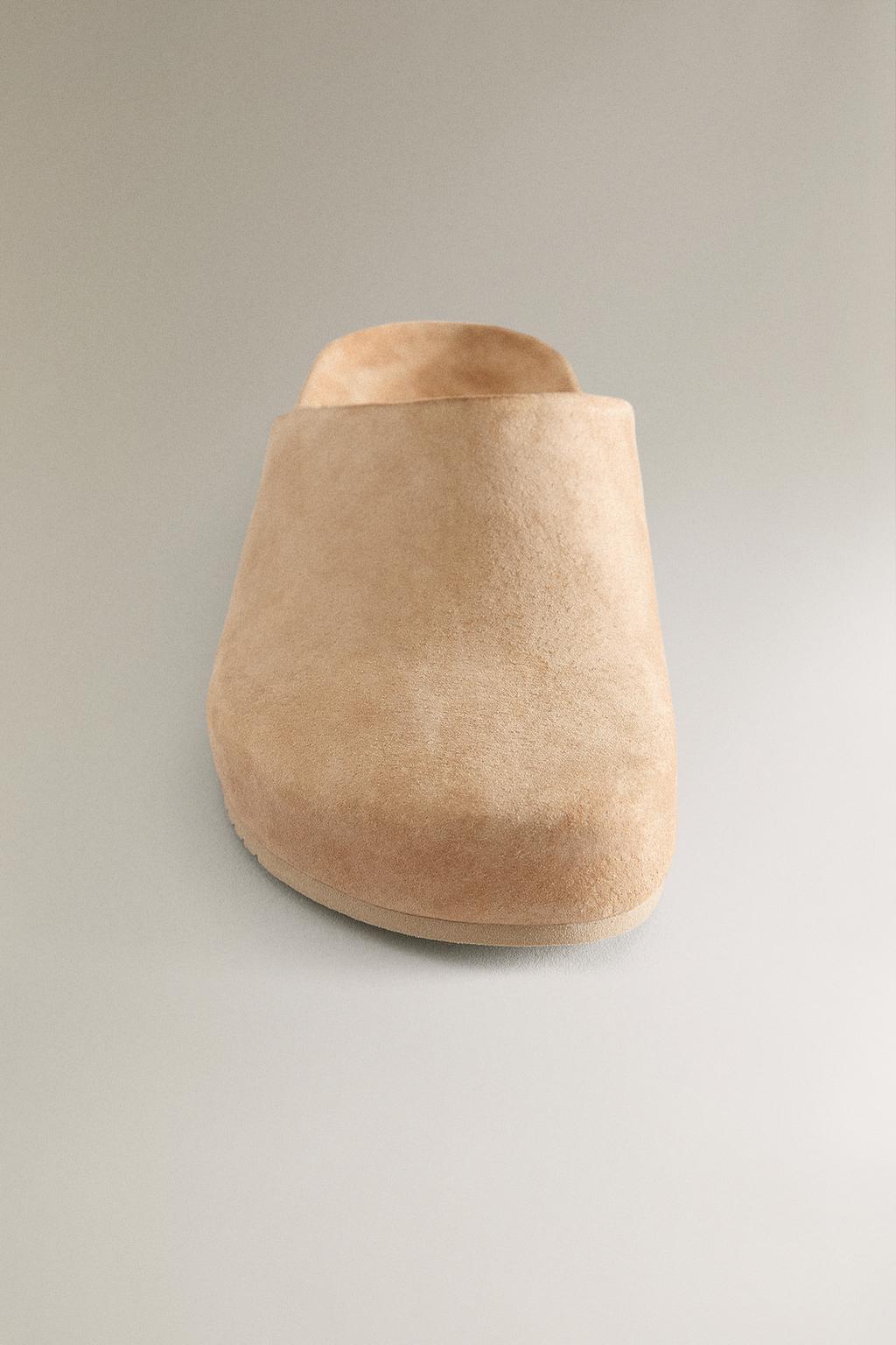 Модные кожаные сабо