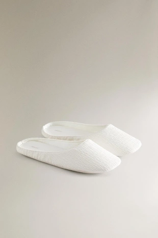 Туфли-мюли с защипами и кожаной подошвой- Заказать в России