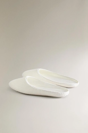 Туфли-мюли с защипами и кожаной подошвой- Заказать в России