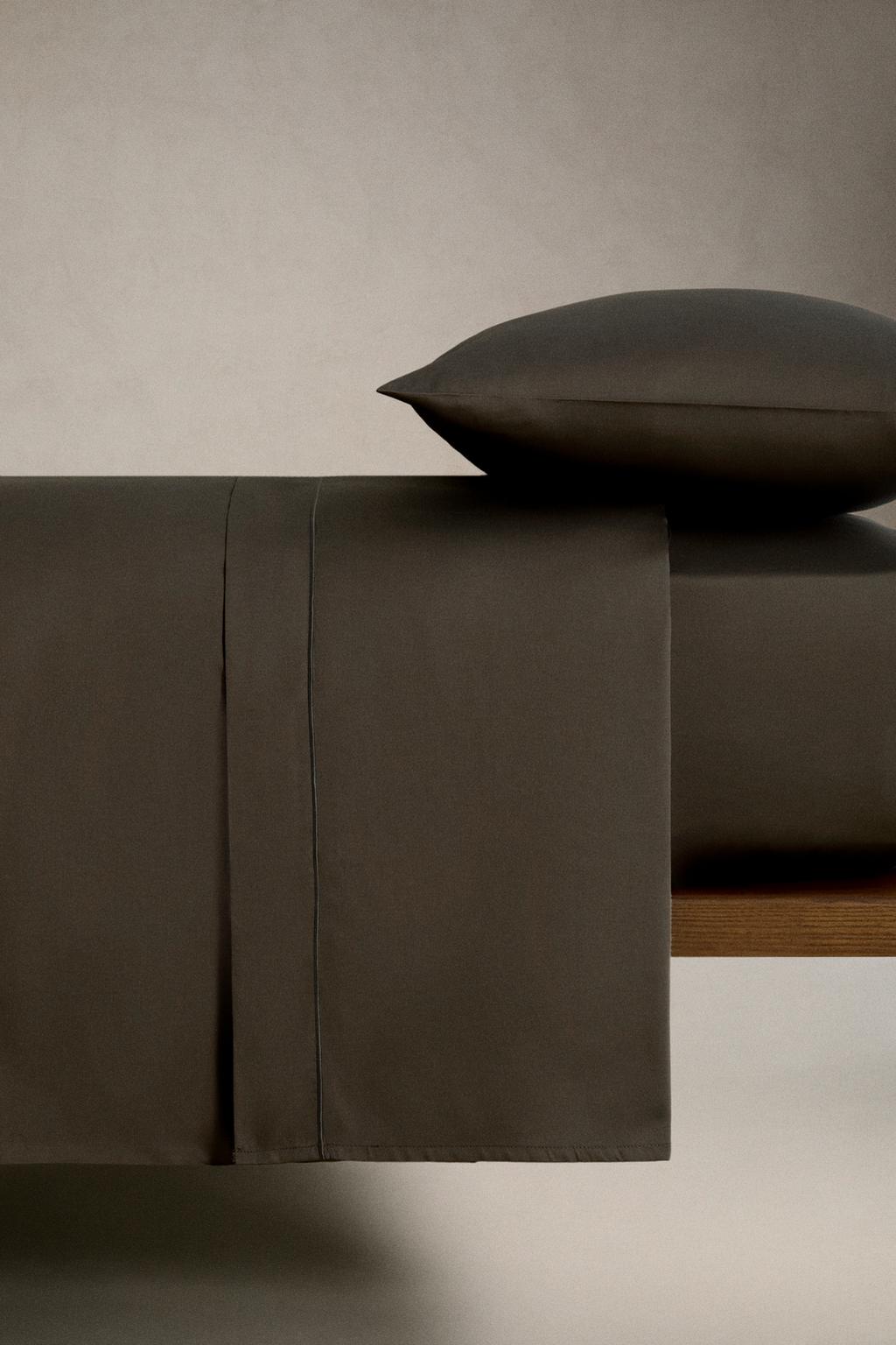 Сатиновый простынный комплект на резинке | 40 см (300 нитей)