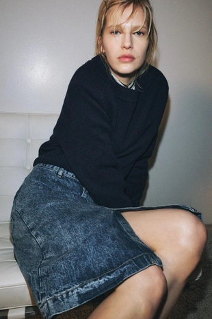 Джинсовая юбка миди — ZW COLLECTION- Заказать в России