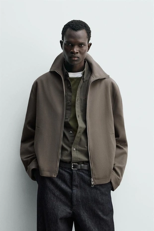 Куртка-рубашка из рельефного твила- Заказать в России