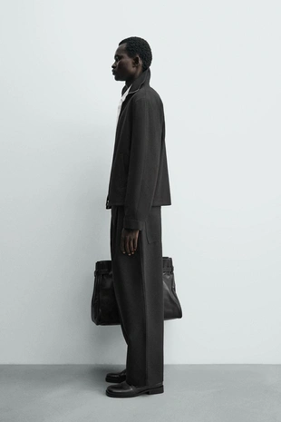 Куртка-рубашка из саржи с рельефным узором