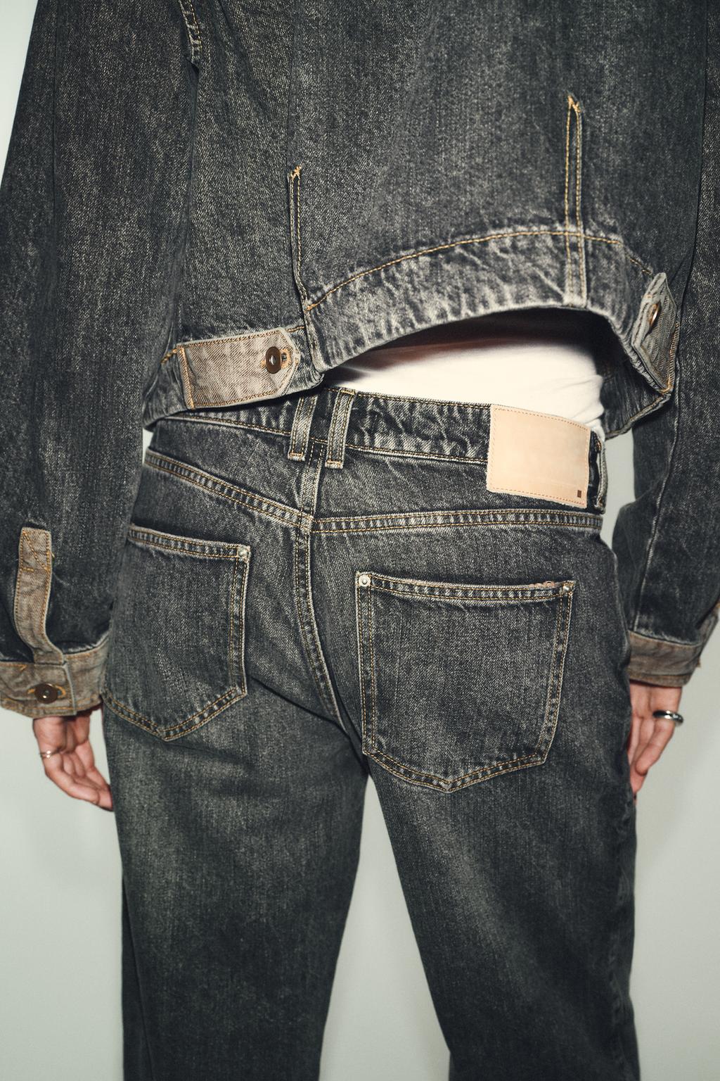 ДЖИНСЫ Z1975 STRAIGHT С ОТВОРОТАМИ СНИЗУ