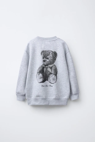 Толстовка с принтом «медвежонок»- Заказать в России