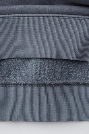 Толстовка из ткани с эффектом потертости с текстом- Заказать в России