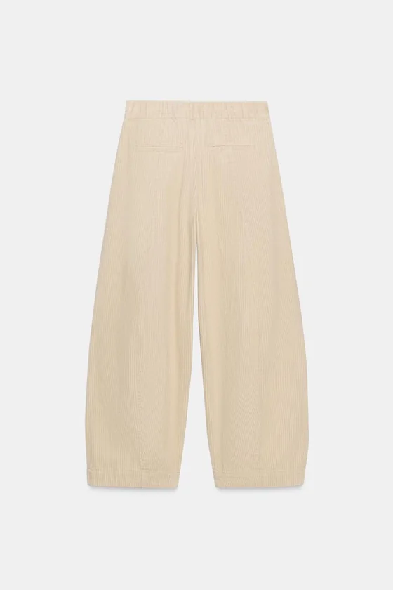 ВЕЛЬВЕТОВЫЕ БРЮКИ  FIT — коллекция Zara «ZW»