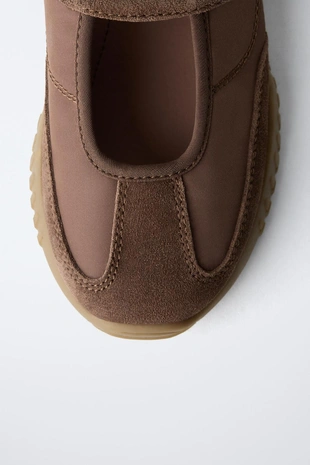 Балетки в спортивном стиле- Заказать в России