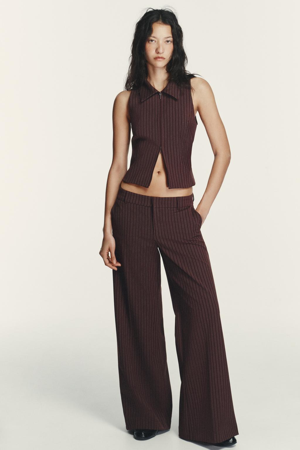 ЖИЛЕТ В ПОЛОСКУ НА МОЛНИИ